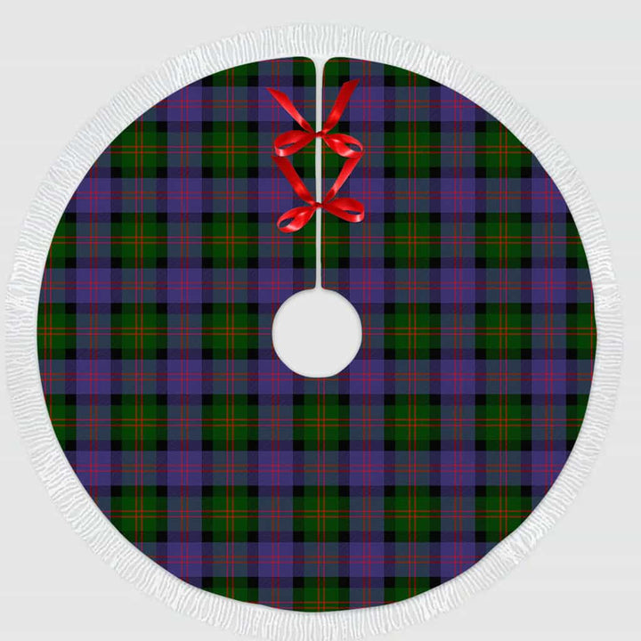Scottish Blair Modern Clan Tartan Christmas Tree Skirt Tassels 1 Tartan Plaid