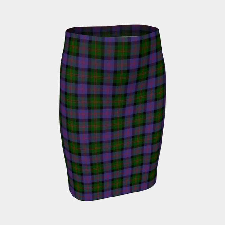 Scottish Blair Modern Clan Tartan Fitted Skirt Tartan Plaid 1
