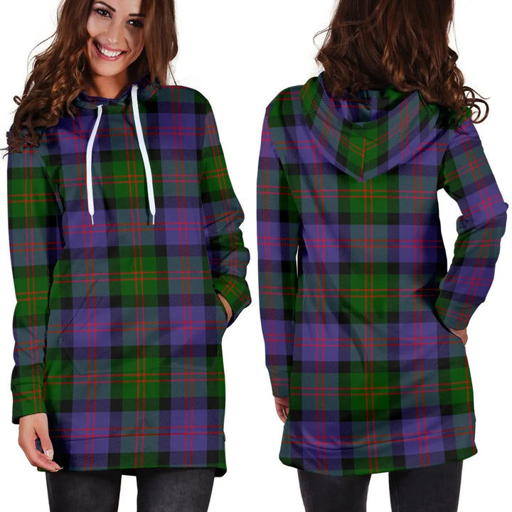 Scottish Blair Modern Clan Tartan Hoodie Dress