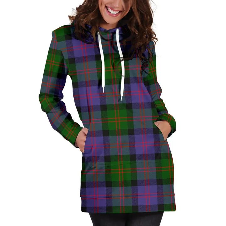Scottish Blair Modern Clan Tartan Hoodie Dress