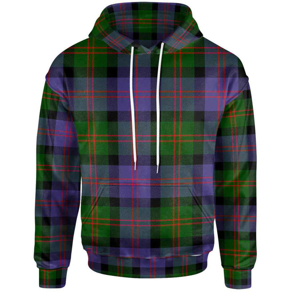 Scottish Blair Modern Clan Tartan Hoodie Front Side Tartan Plaid