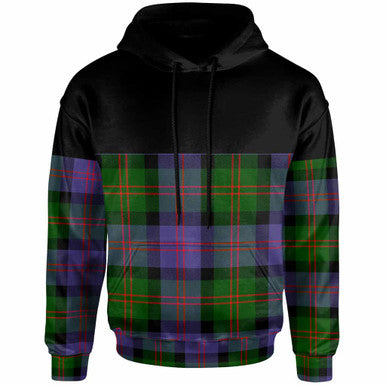 Scottish Blair Modern Clan Tartan Hoodie - Horizontal Style Front Side Tartan Plaid