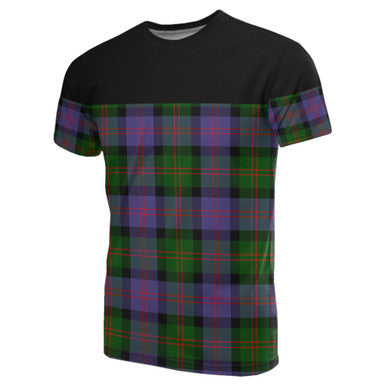 Scottish Blair Modern Clan Tartan T-Shirt Horizontal Style Front Side Tartan Plaid