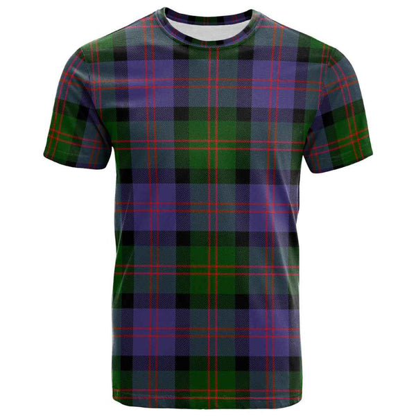 Scottish Blair Modern Clan Tartan T-Shirt Front Side Tartan Plaid