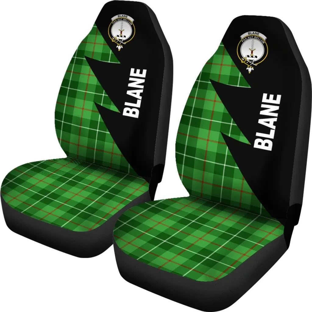 Tartan Scottish Red Gold Plaid Universal Fit Car Seat Cover