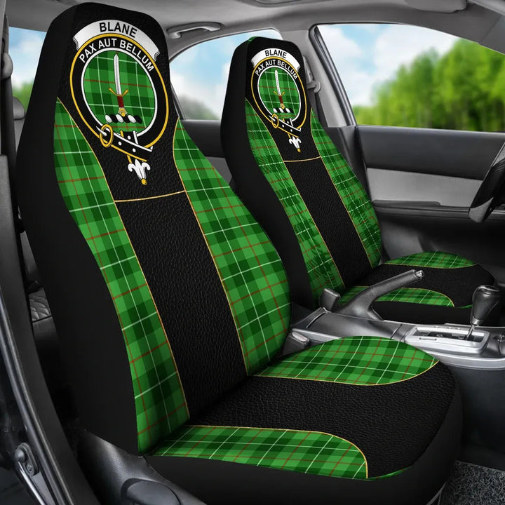 Scottish Blane Clan Crest Tartan Car Seat Covers - Special Style 3