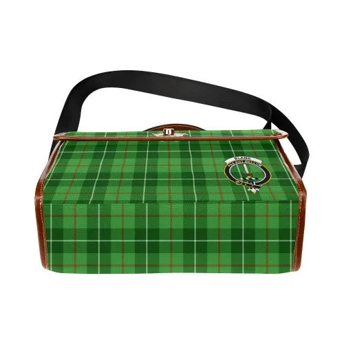 Scottish Blane Clan Crest Tartan Waterproof Canvas Bag Tartan Plaid 5