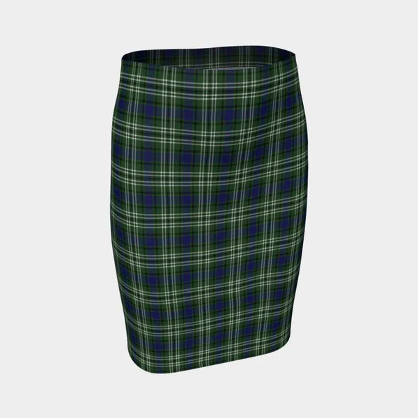 Scottish Blyth Clan Tartan Fitted Skirt Tartan Plaid 1