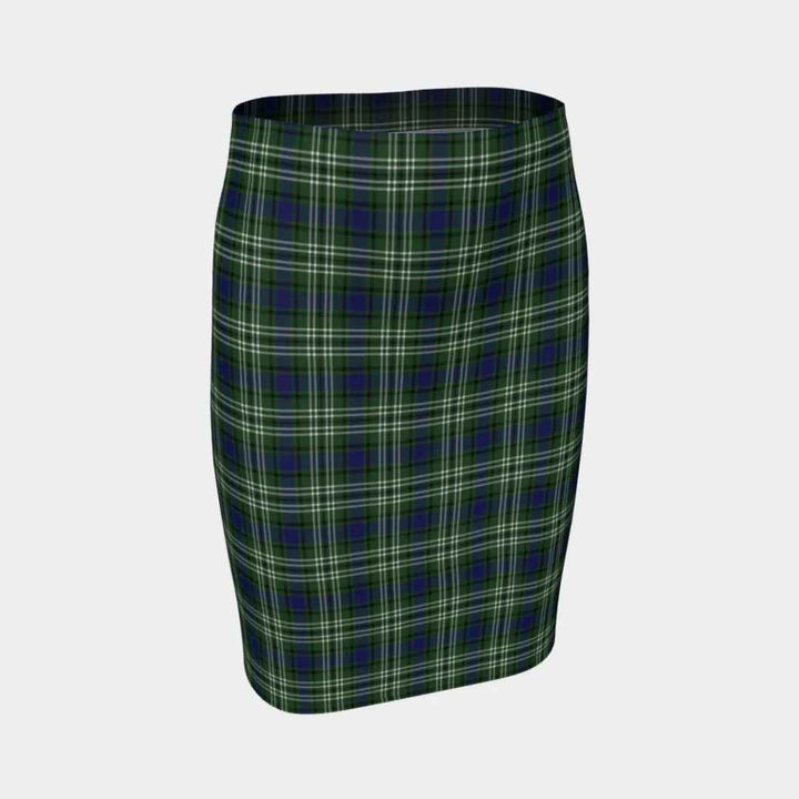 Scottish Blyth Clan Tartan Fitted Skirt Tartan Plaid 1
