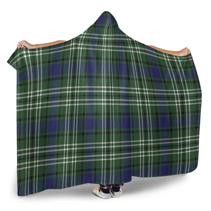 Scottish Blyth Clan Tartan Hooded Blanket Tartan Plaid 2