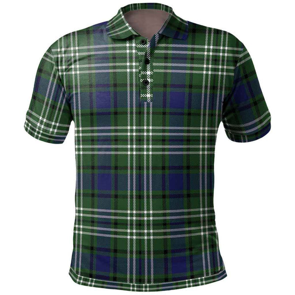 Scottish Blyth Clan Tartan Polo Shirt Front Side Tartan Plaid