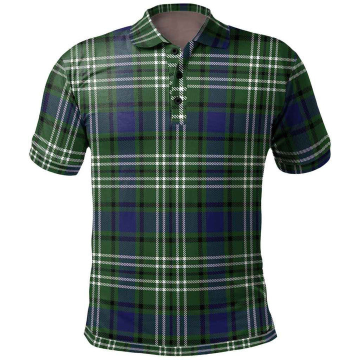 Scottish Blyth Clan Tartan Polo Shirt Front Side Tartan Plaid
