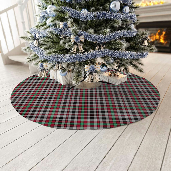 Scottish Borthwick Ancient Clan Tartan Christmas Tree Skirt No Tassels 3 Tartan Plaid
