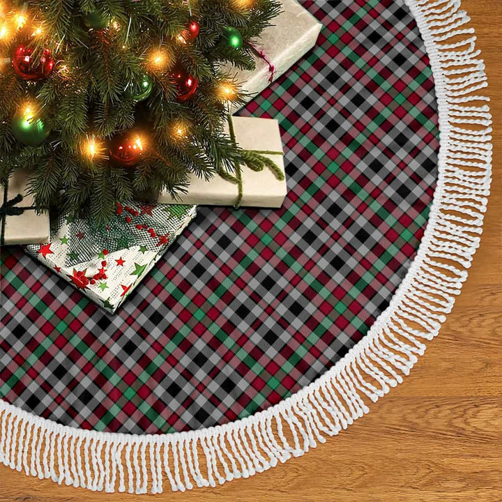Scottish Borthwick Ancient Clan Tartan Christmas Tree Skirt Tassels 2 Tartan Plaid