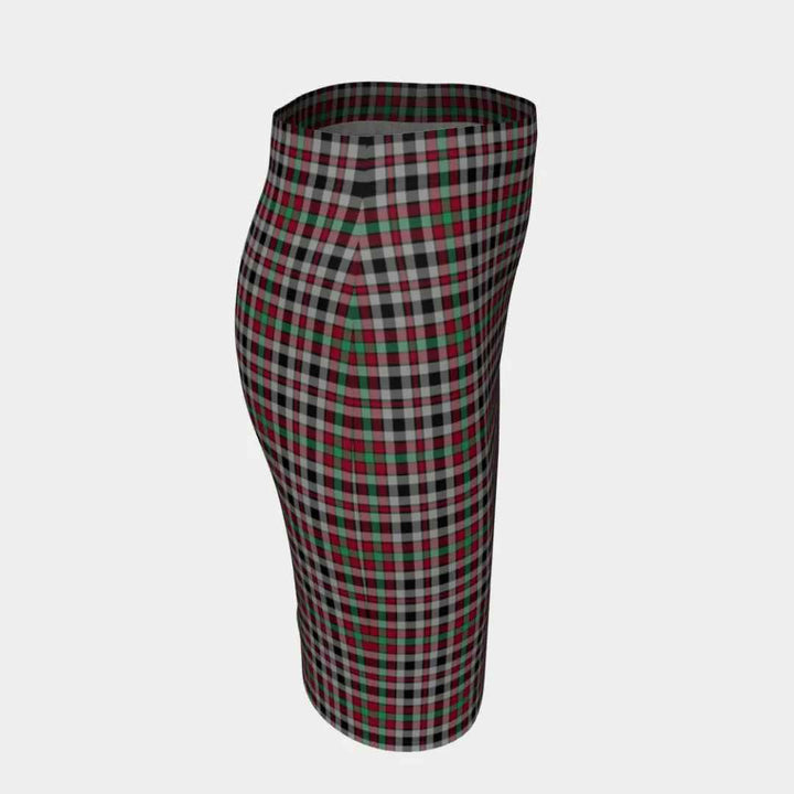 Scottish Borthwick Ancient Clan Tartan Fitted Skirt Tartan Plaid 3