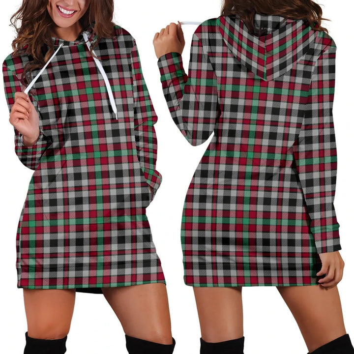 Scottish Borthwick Ancient Clan Tartan Hoodie Dress