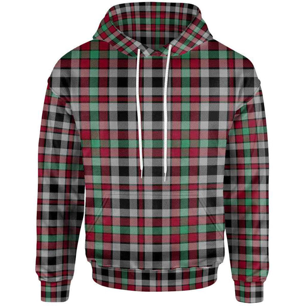 Scottish Borthwick Ancient Clan Tartan Hoodie Front Side Tartan Plaid