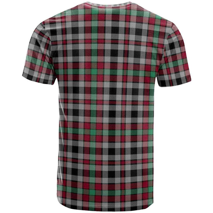 Scottish Borthwick Ancient Clan Tartan T-Shirt Back Side Tartan Plaid