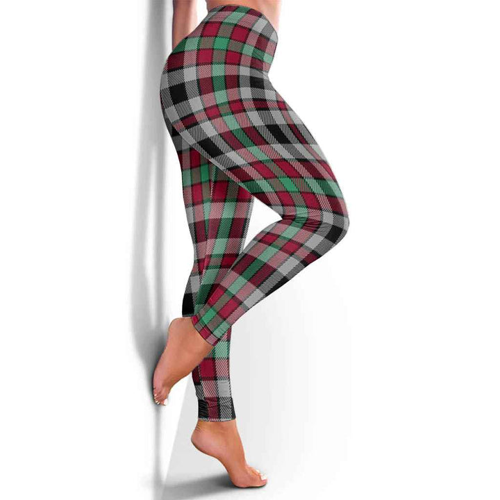 Scottish Borthwick Ancient Clan Tartan Women Leggings Tartan Plaid 4