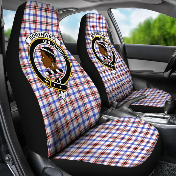 Scottish Borthwick Clan Crest Tartan Car Seat Covers 3