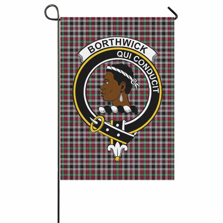Scottish Borthwick Clan Crest Tartan Garden Flag Tartan Plaid 1