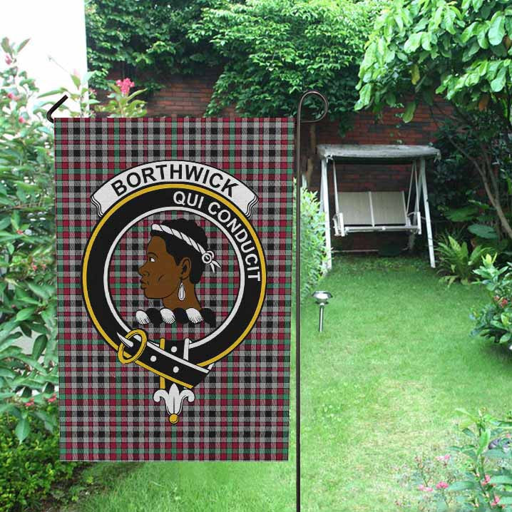 Scottish Borthwick Clan Crest Tartan Garden Flag Tartan Plaid 2