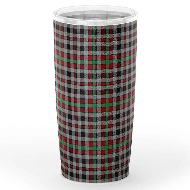 Scottish Borthwick Clan Crest Tartan Insulated Tumbler Tartan Plaid 2