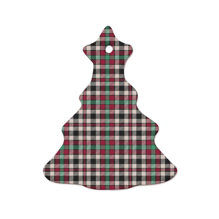 Scottish Borthwick Dress Ancient Clan Tartan Ceramic Ornament  Tree Shape Tartan Plaid