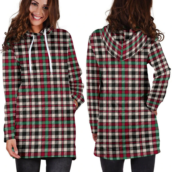 Scottish Borthwick Dress Ancient Clan Tartan Hoodie Dress