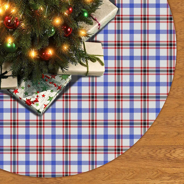 Scottish Boswell Modern Clan Tartan Christmas Tree Skirt No Tassels 2 Tartan Plaid