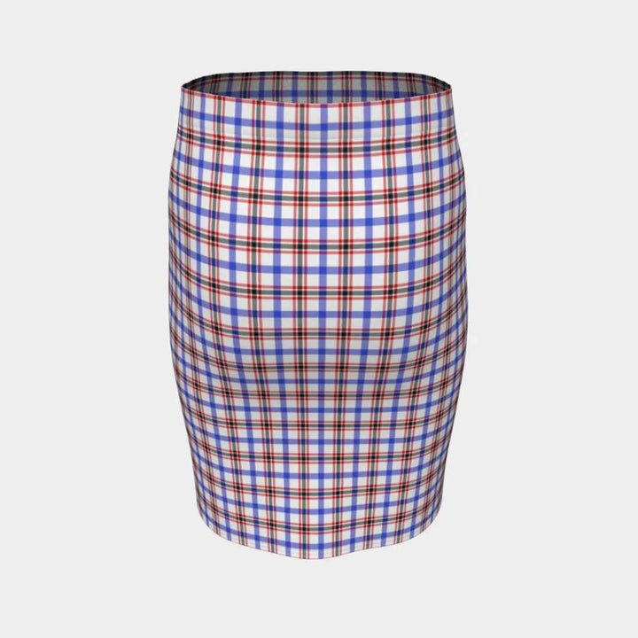 Scottish Boswell Modern Clan Tartan Fitted Skirt Tartan Plaid 4