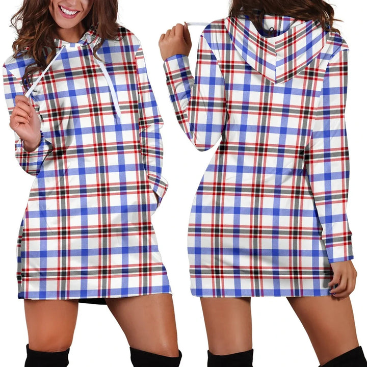 Scottish Boswell Modern Clan Tartan Hoodie Dress