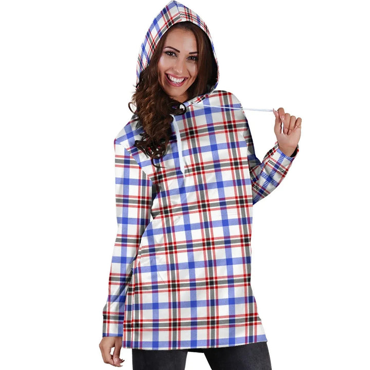 Scottish Boswell Modern Clan Tartan Hoodie Dress