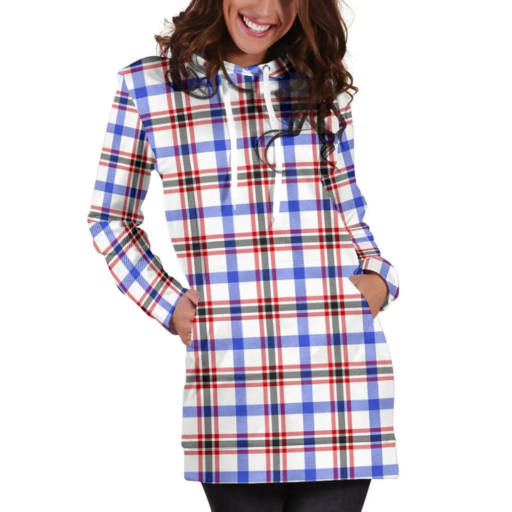 Scottish Boswell Modern Clan Tartan Hoodie Dress