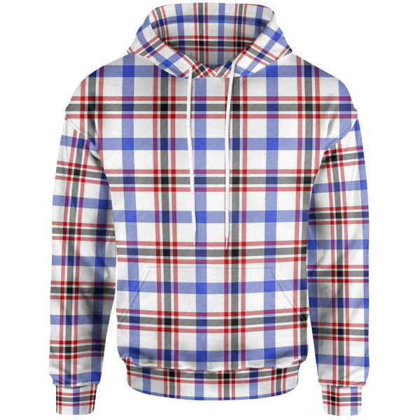 Scottish Boswell Modern Clan Tartan Hoodie Front Side Tartan Plaid
