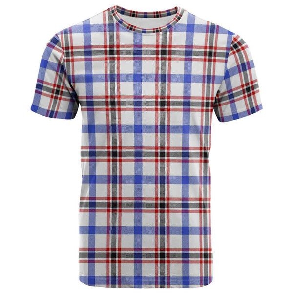 Scottish Boswell Modern Clan Tartan T-Shirt Front Side Tartan Plaid