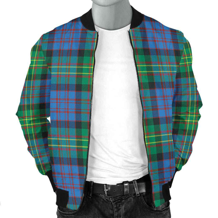 Scottish Bowie Ancient Clan Tartan Bomber Jacket Tartan Plaid 2