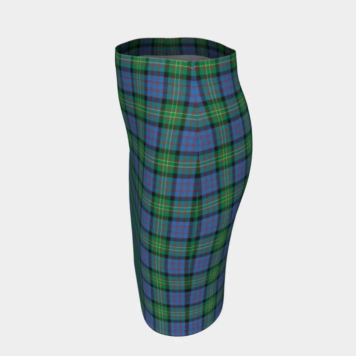 Scottish Bowie Ancient Clan Tartan Fitted Skirt Tartan Plaid 2