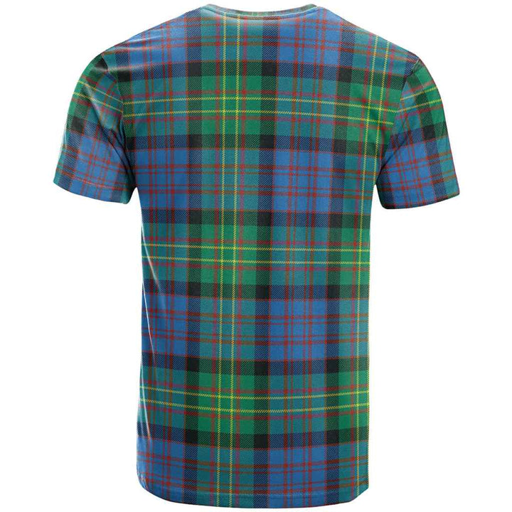 Scottish Bowie Ancient Clan Tartan T-Shirt Back Side Tartan Plaid