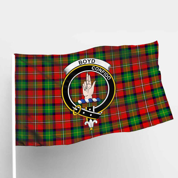 Scottish Boyd Clan Crest Tartan Flag Parade Tartan Plaid 1