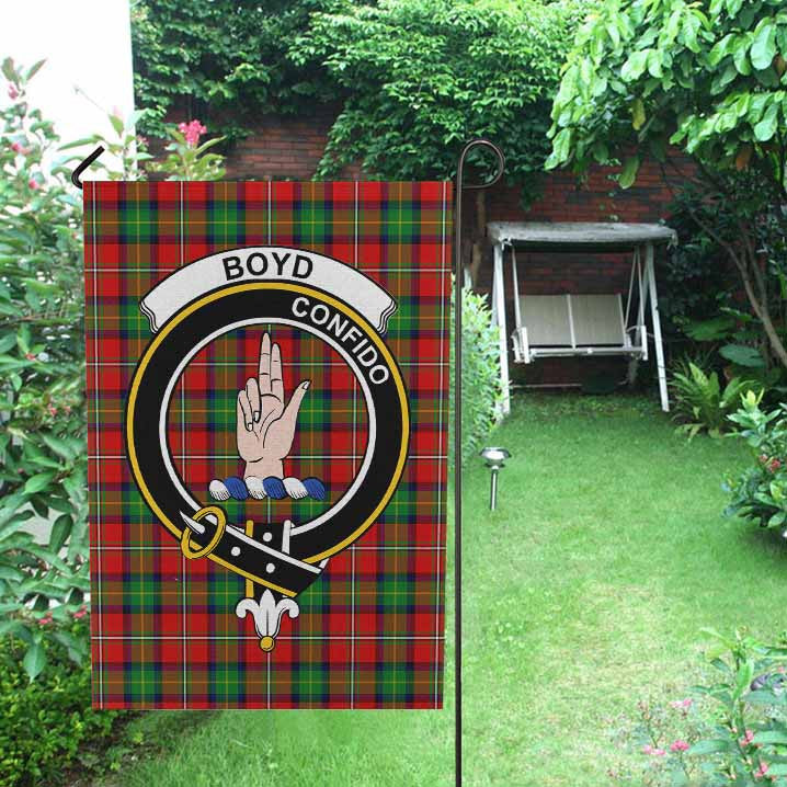 Scottish Boyd Clan Crest Tartan Garden Flag Tartan Plaid 2