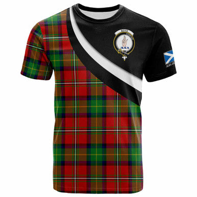 Scottish Boyd Clan Crest Tartan T-Shirt - Scotland Forever Style Front Side Tartan Plaid