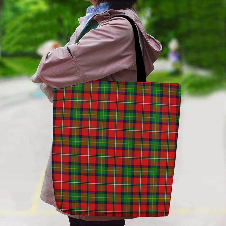 Scottish Boyd Modern Clan Tartan Canvas Bag With Shoulder Strap Tartan Plaid 2