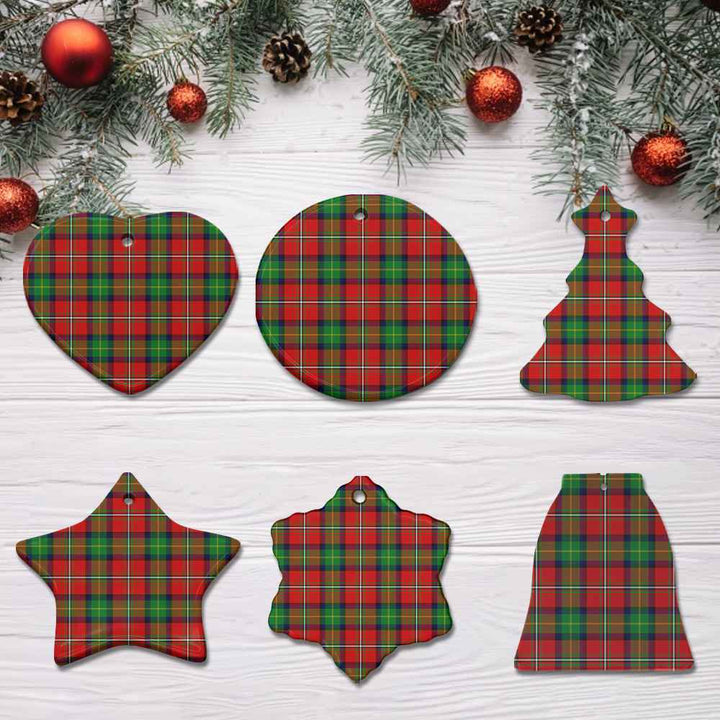 Scottish Boyd Modern Clan Tartan Ceramic Ornament All Tartan Plaid