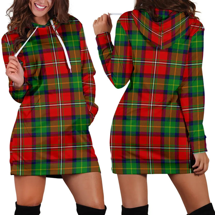 Scottish Boyd Modern Clan Tartan Hoodie Dress