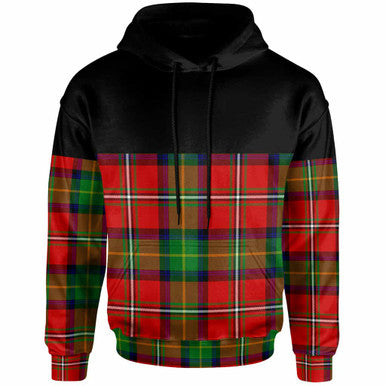 Scottish Boyd Modern Clan Tartan Hoodie - Horizontal Style Front Side Tartan Plaid