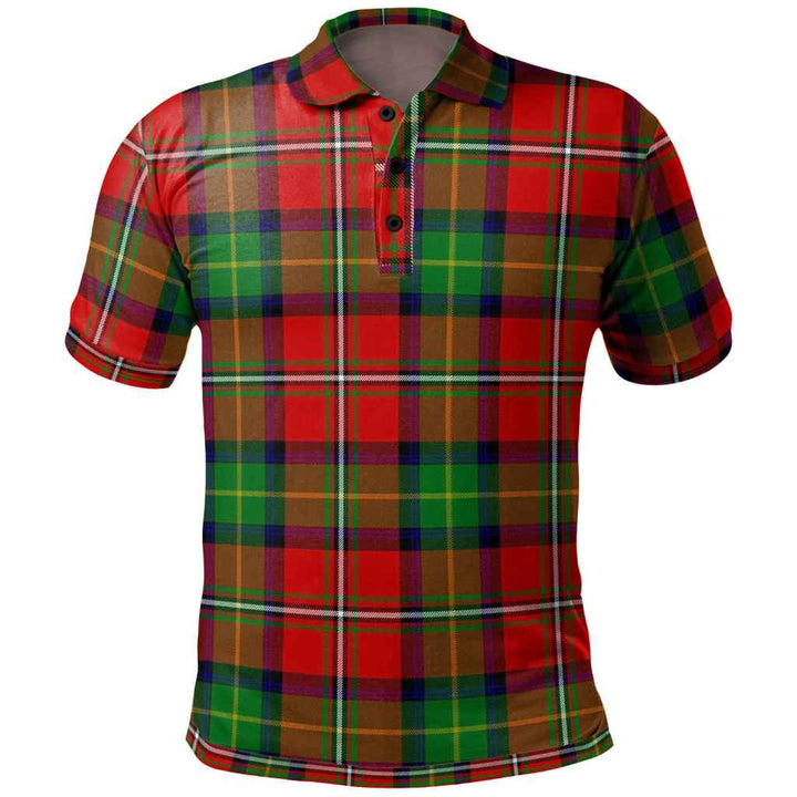 Scottish Boyd Modern Clan Tartan Polo Shirt Front Side Tartan Plaid
