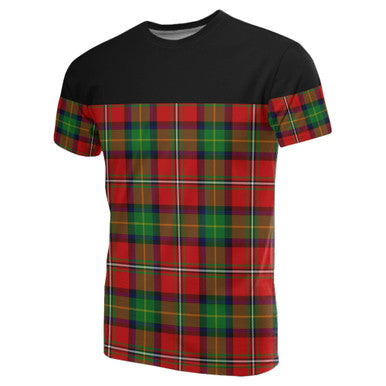 Scottish Boyd Modern Clan Tartan T-Shirt Horizontal Style Front Side Tartan Plaid
