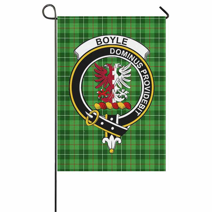 Scottish Boyle Clan Crest Tartan Garden Flag Tartan Plaid 1