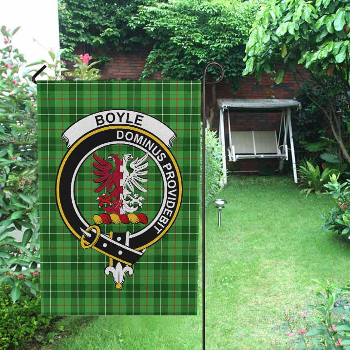 Scottish Boyle Clan Crest Tartan Garden Flag Tartan Plaid 2